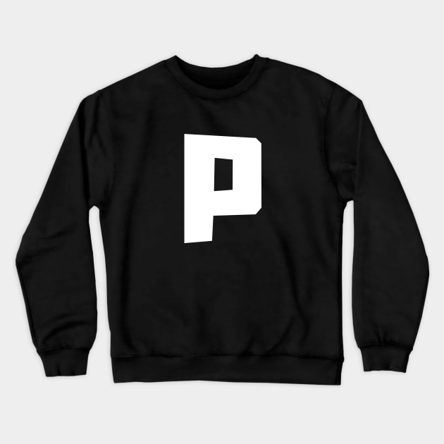 Initial name letter P Crewneck Sweatshirt by Abz_Cloth